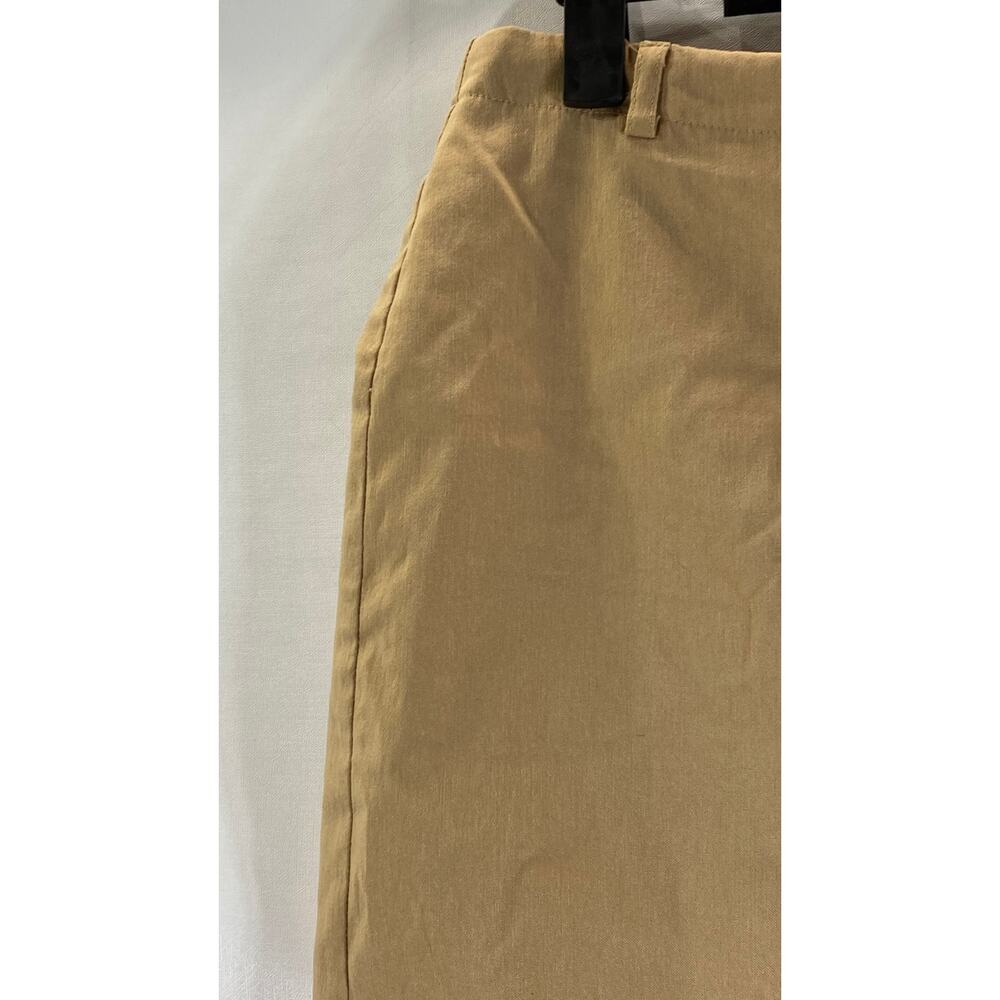 Express Women's Brown Solid Stretch Mini Skirt Sz… - image 4